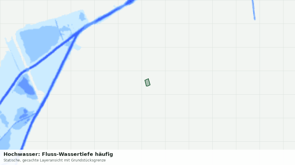 Statische Kartenansicht: Hochwasser: Fluss-Wassertiefe häufig