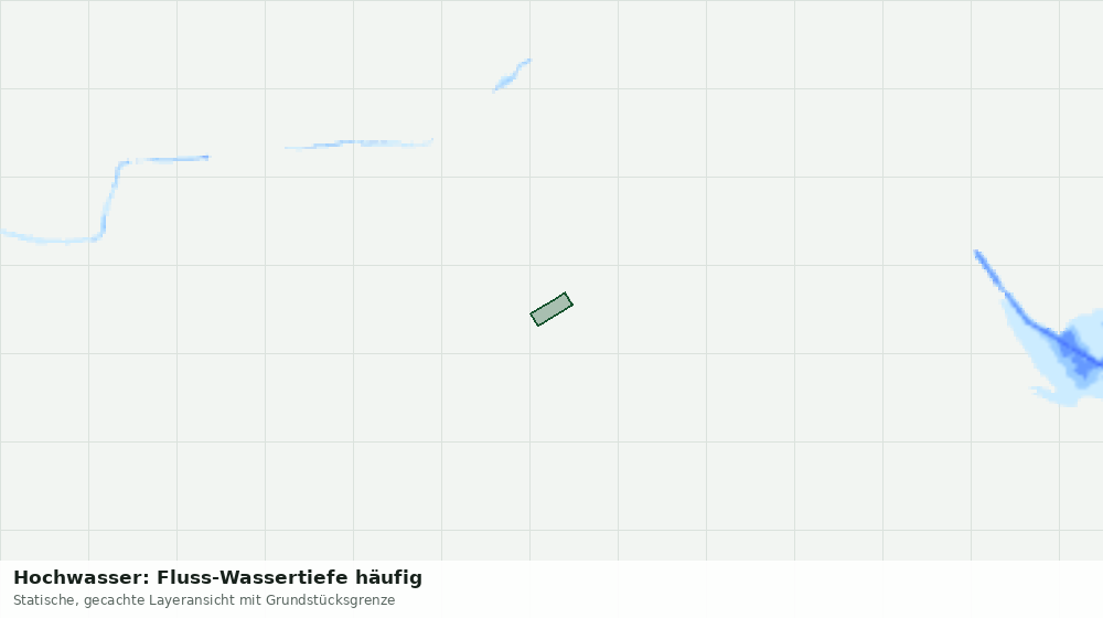 Statische Kartenansicht: Hochwasser: Fluss-Wassertiefe häufig