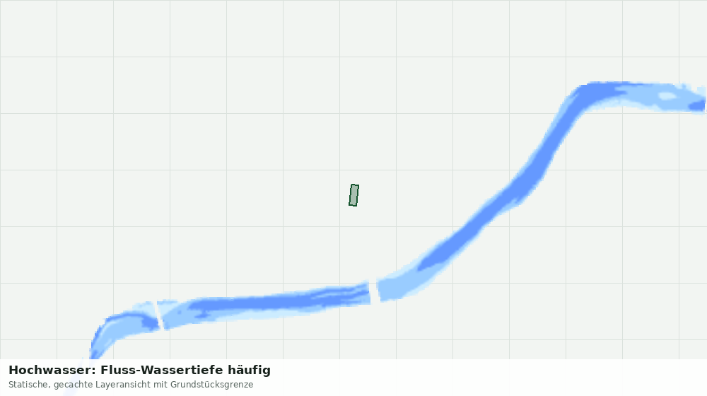 Statische Kartenansicht: Hochwasser: Fluss-Wassertiefe häufig