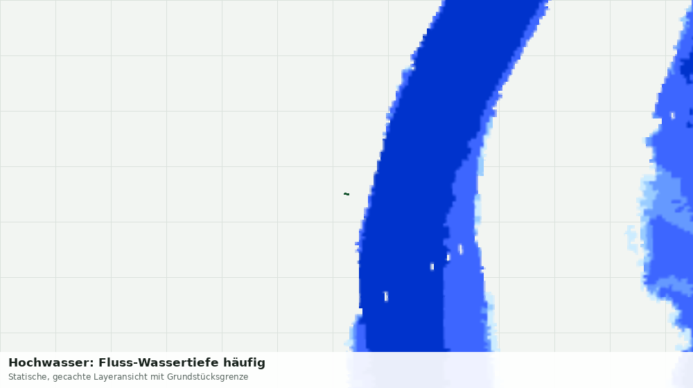 Statische Kartenansicht: Hochwasser: Fluss-Wassertiefe häufig