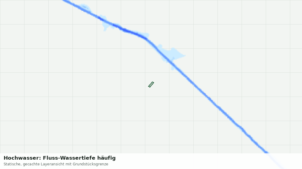 Statische Kartenansicht: Hochwasser: Fluss-Wassertiefe häufig