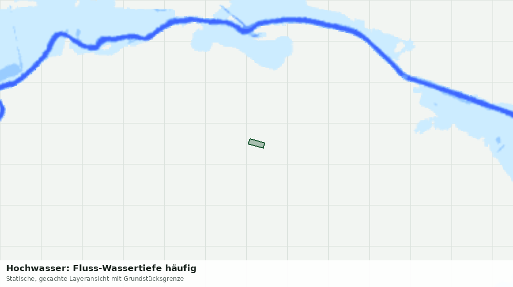 Statische Kartenansicht: Hochwasser: Fluss-Wassertiefe häufig