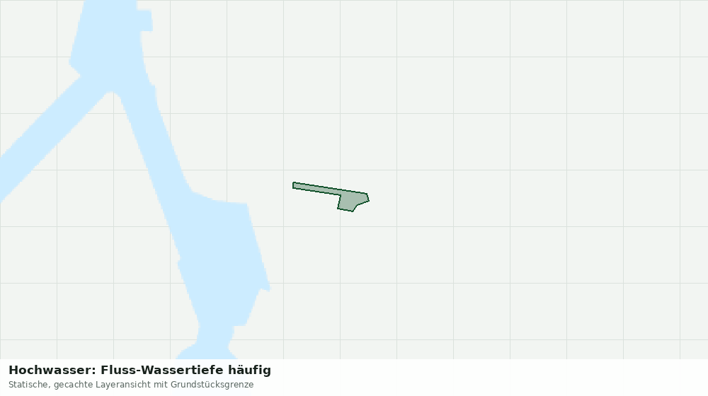 Statische Kartenansicht: Hochwasser: Fluss-Wassertiefe häufig