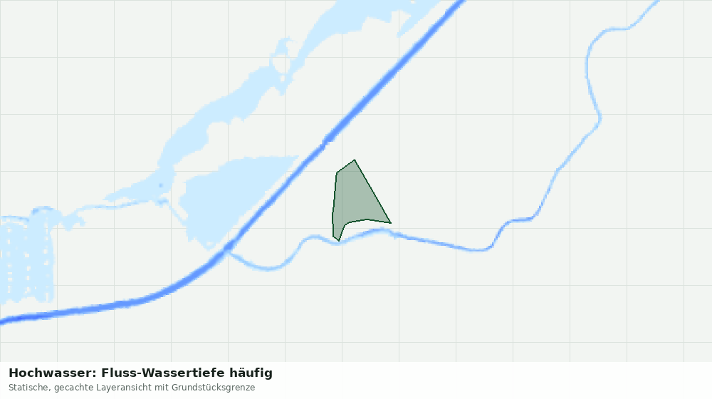 Statische Kartenansicht: Hochwasser: Fluss-Wassertiefe häufig