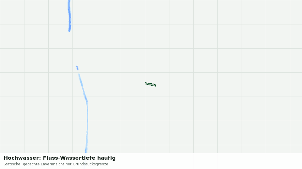 Statische Kartenansicht: Hochwasser: Fluss-Wassertiefe häufig