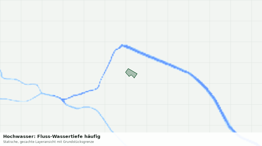 Statische Kartenansicht: Hochwasser: Fluss-Wassertiefe häufig