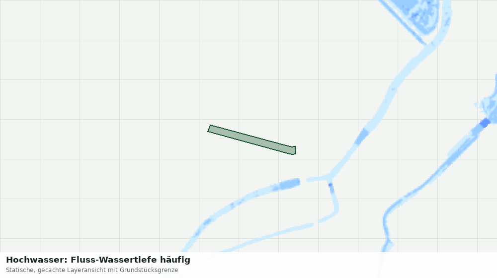 Statische Kartenansicht: Hochwasser: Fluss-Wassertiefe häufig