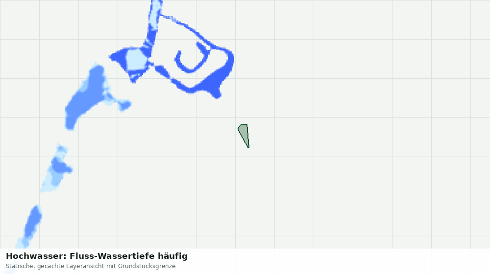 Statische Kartenansicht: Hochwasser: Fluss-Wassertiefe häufig
