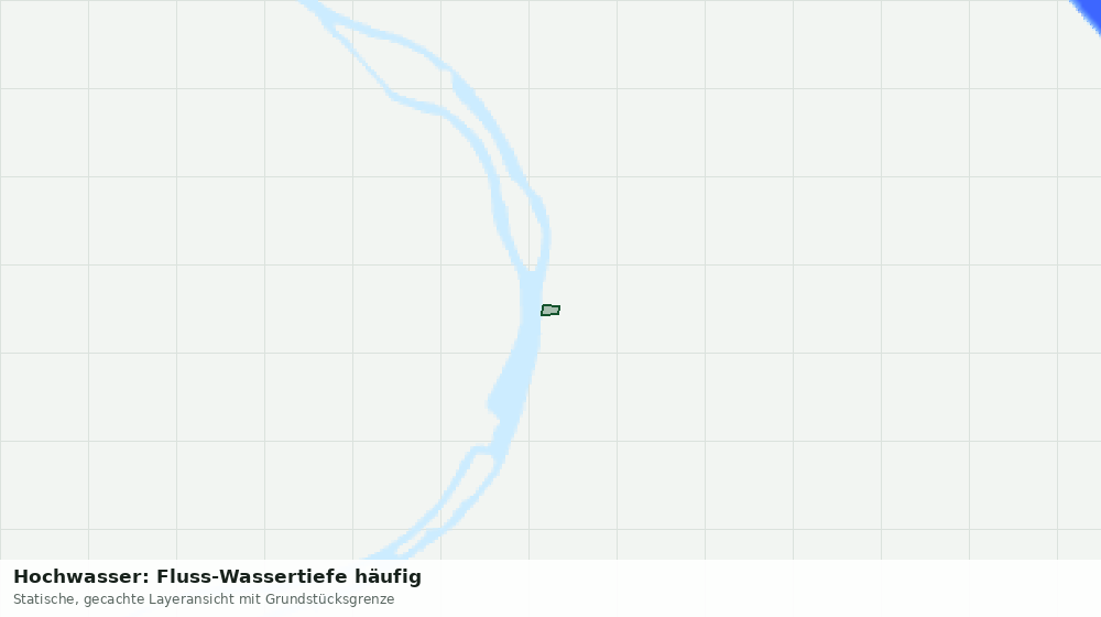 Statische Kartenansicht: Hochwasser: Fluss-Wassertiefe häufig