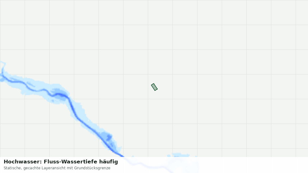 Statische Kartenansicht: Hochwasser: Fluss-Wassertiefe häufig