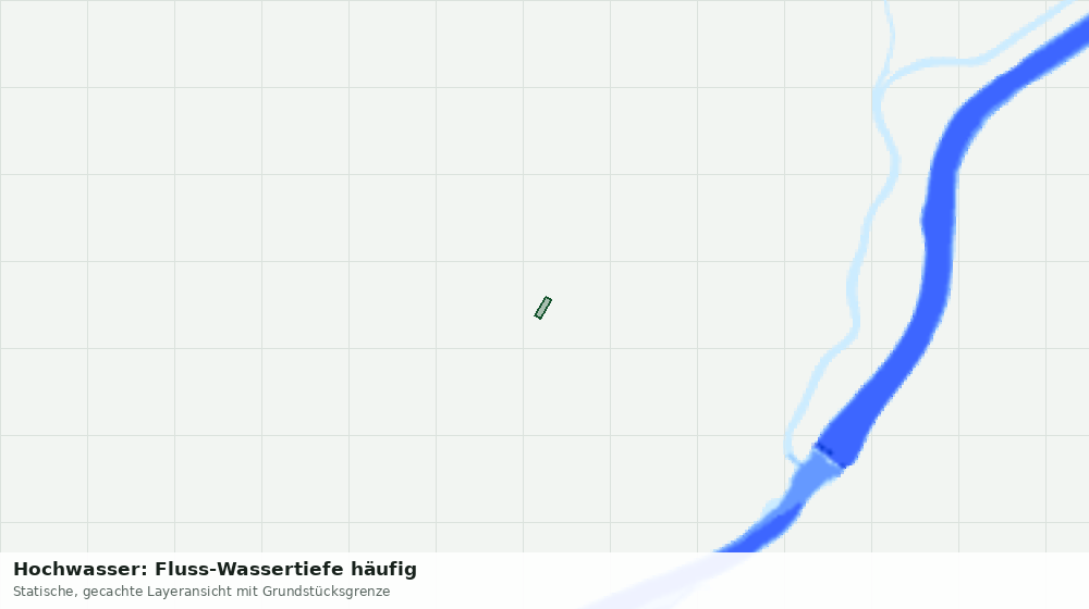 Statische Kartenansicht: Hochwasser: Fluss-Wassertiefe häufig