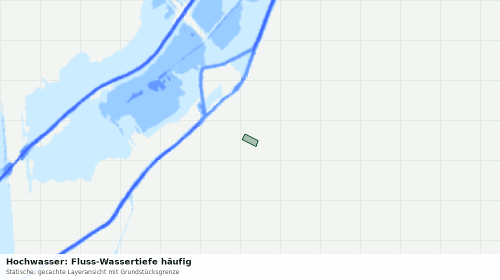 Statische Kartenansicht: Hochwasser: Fluss-Wassertiefe häufig
