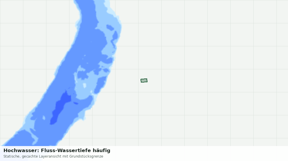 Statische Kartenansicht: Hochwasser: Fluss-Wassertiefe häufig