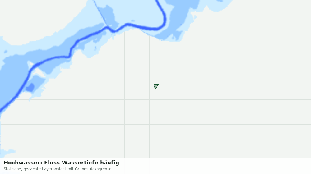 Statische Kartenansicht: Hochwasser: Fluss-Wassertiefe häufig