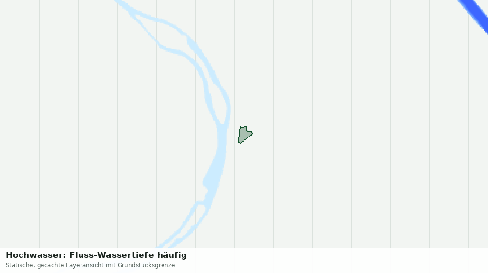 Statische Kartenansicht: Hochwasser: Fluss-Wassertiefe häufig