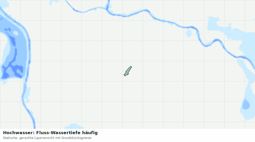 Statische Kartenansicht: Hochwasser: Fluss-Wassertiefe häufig