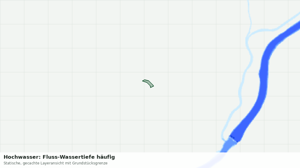 Statische Kartenansicht: Hochwasser: Fluss-Wassertiefe häufig