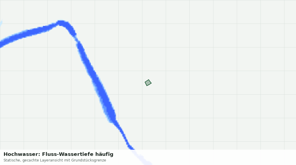 Statische Kartenansicht: Hochwasser: Fluss-Wassertiefe häufig