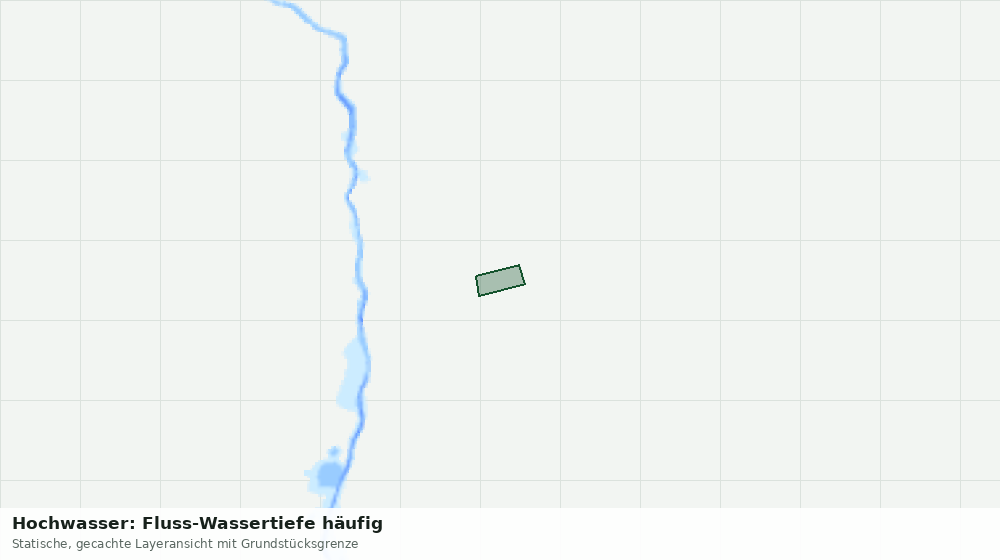 Statische Kartenansicht: Hochwasser: Fluss-Wassertiefe häufig