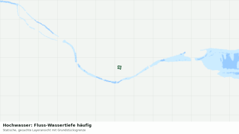 Statische Kartenansicht: Hochwasser: Fluss-Wassertiefe häufig