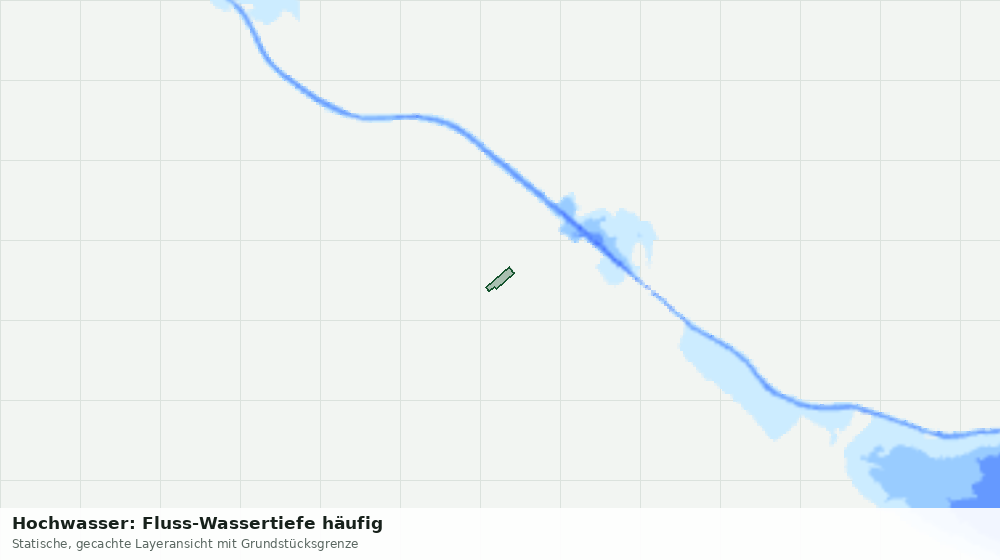 Statische Kartenansicht: Hochwasser: Fluss-Wassertiefe häufig