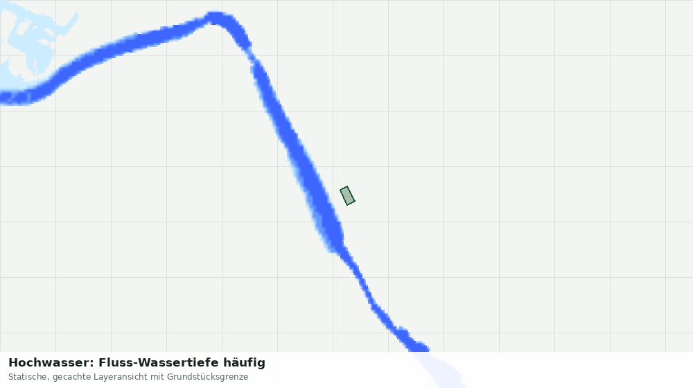 Statische Kartenansicht: Hochwasser: Fluss-Wassertiefe häufig