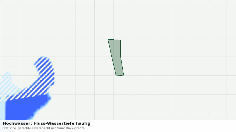 Statische Kartenansicht: Hochwasser: Fluss-Wassertiefe häufig
