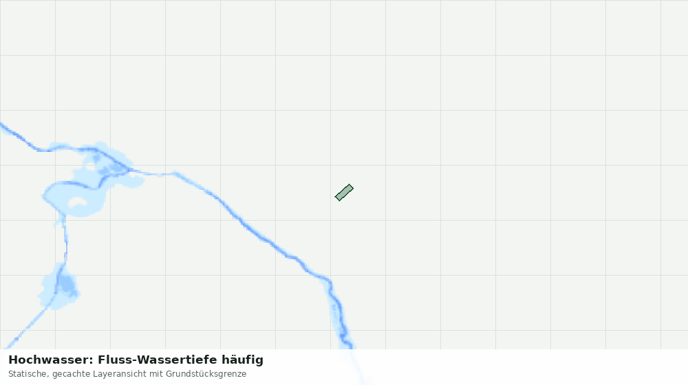 Statische Kartenansicht: Hochwasser: Fluss-Wassertiefe häufig