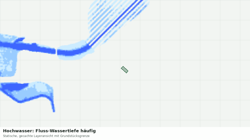 Statische Kartenansicht: Hochwasser: Fluss-Wassertiefe häufig