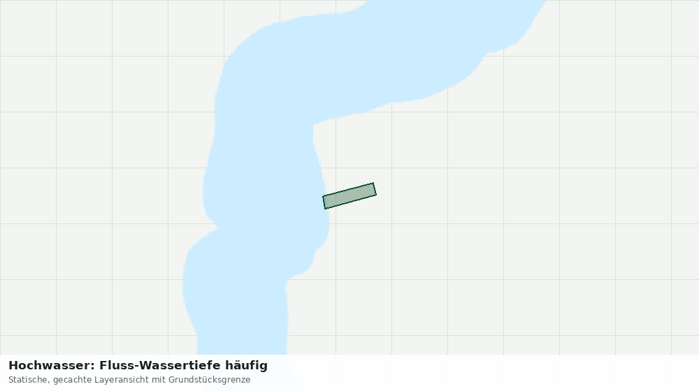 Statische Kartenansicht: Hochwasser: Fluss-Wassertiefe häufig