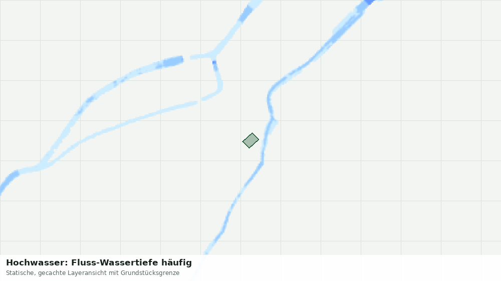 Statische Kartenansicht: Hochwasser: Fluss-Wassertiefe häufig