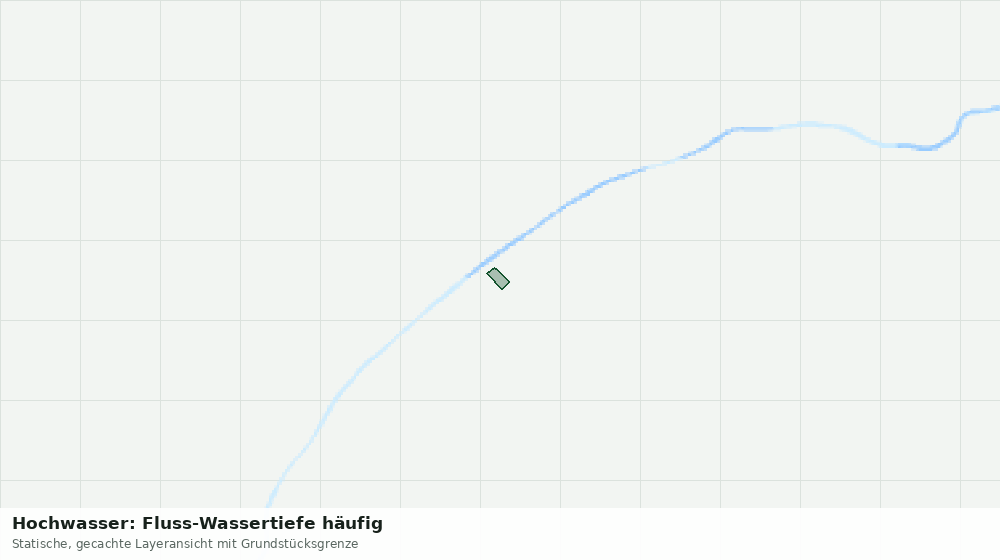 Statische Kartenansicht: Hochwasser: Fluss-Wassertiefe häufig