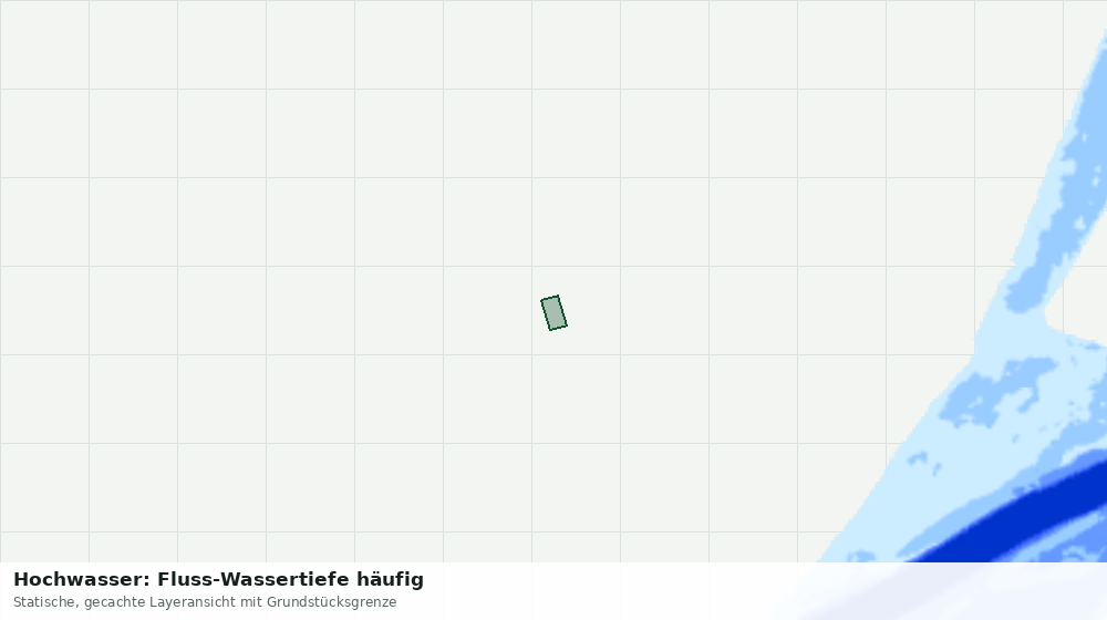Statische Kartenansicht: Hochwasser: Fluss-Wassertiefe häufig