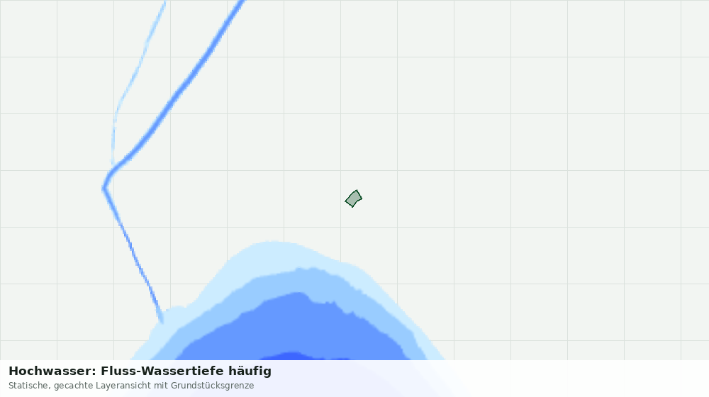 Statische Kartenansicht: Hochwasser: Fluss-Wassertiefe häufig