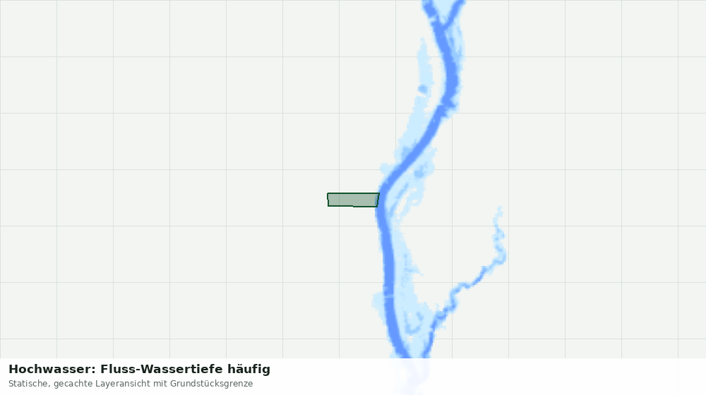 Statische Kartenansicht: Hochwasser: Fluss-Wassertiefe häufig