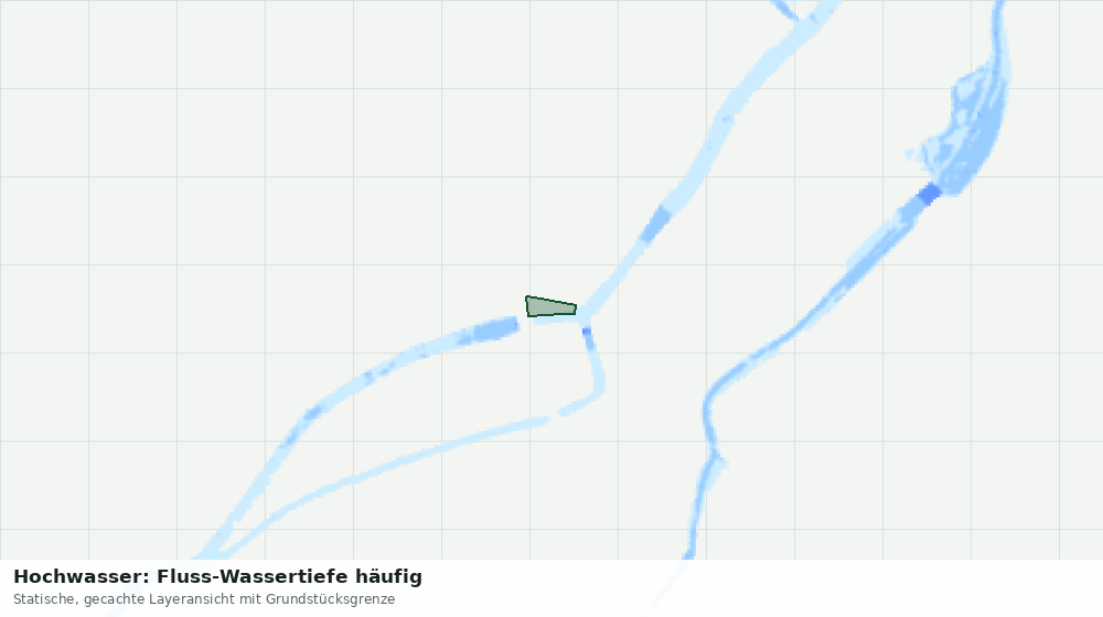 Statische Kartenansicht: Hochwasser: Fluss-Wassertiefe häufig