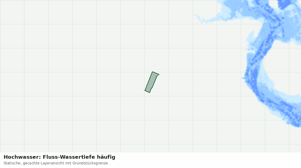 Statische Kartenansicht: Hochwasser: Fluss-Wassertiefe häufig