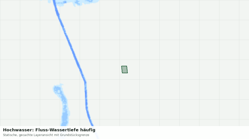 Statische Kartenansicht: Hochwasser: Fluss-Wassertiefe häufig