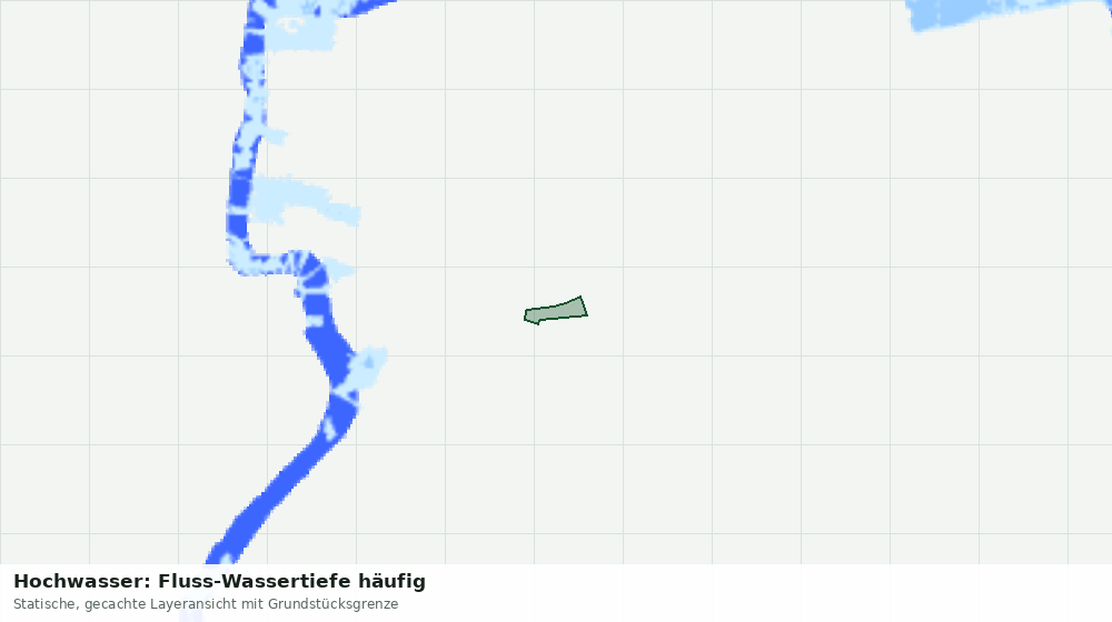 Statische Kartenansicht: Hochwasser: Fluss-Wassertiefe häufig