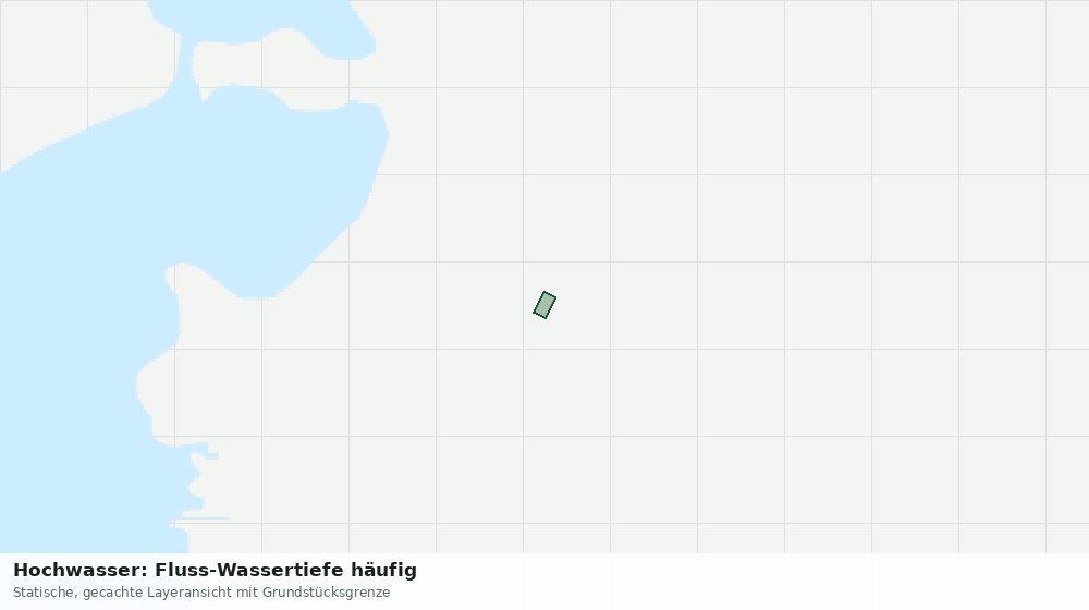 Statische Kartenansicht: Hochwasser: Fluss-Wassertiefe häufig