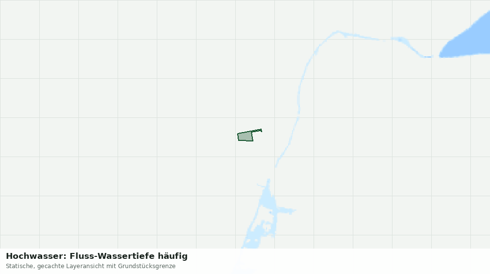 Statische Kartenansicht: Hochwasser: Fluss-Wassertiefe häufig