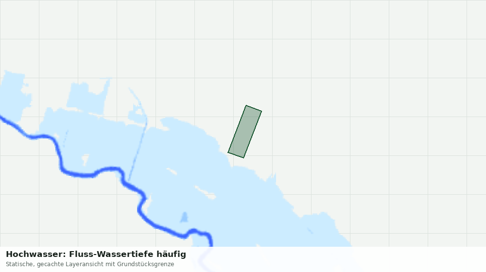 Statische Kartenansicht: Hochwasser: Fluss-Wassertiefe häufig