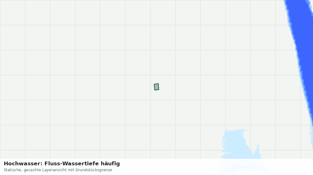 Statische Kartenansicht: Hochwasser: Fluss-Wassertiefe häufig