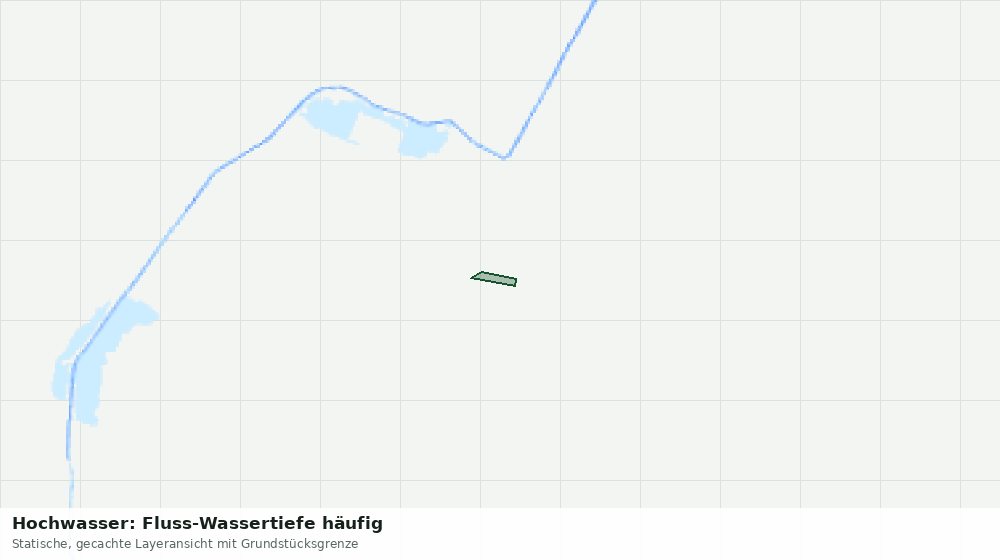 Statische Kartenansicht: Hochwasser: Fluss-Wassertiefe häufig