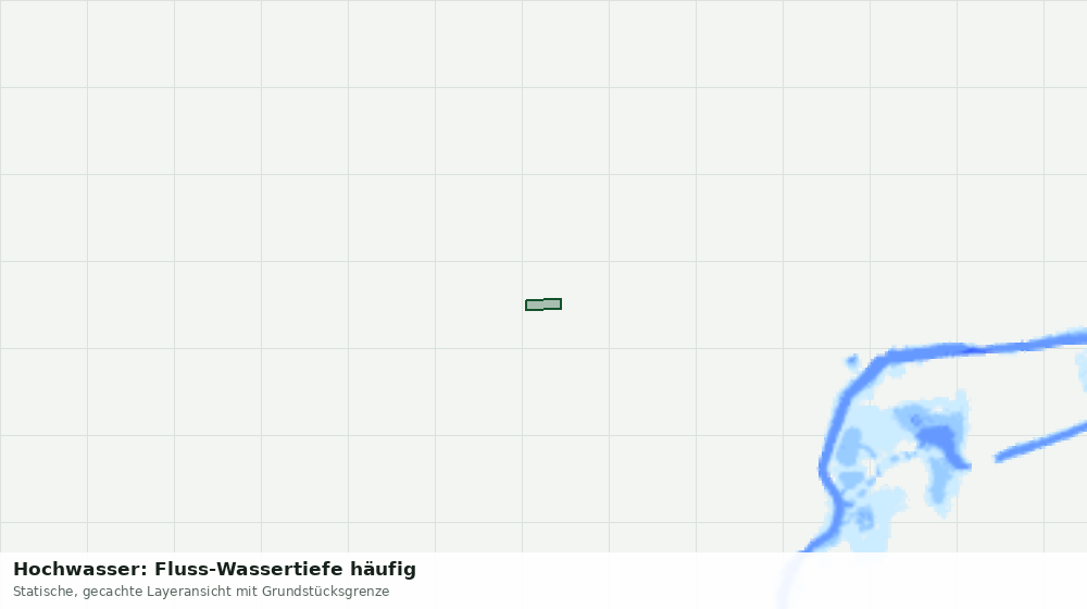 Statische Kartenansicht: Hochwasser: Fluss-Wassertiefe häufig