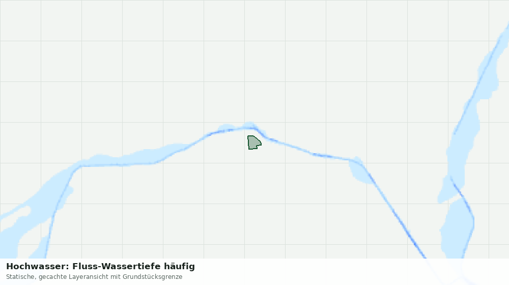 Statische Kartenansicht: Hochwasser: Fluss-Wassertiefe häufig