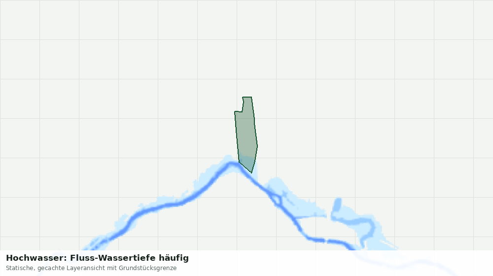 Statische Kartenansicht: Hochwasser: Fluss-Wassertiefe häufig