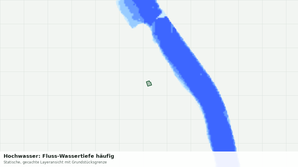 Statische Kartenansicht: Hochwasser: Fluss-Wassertiefe häufig