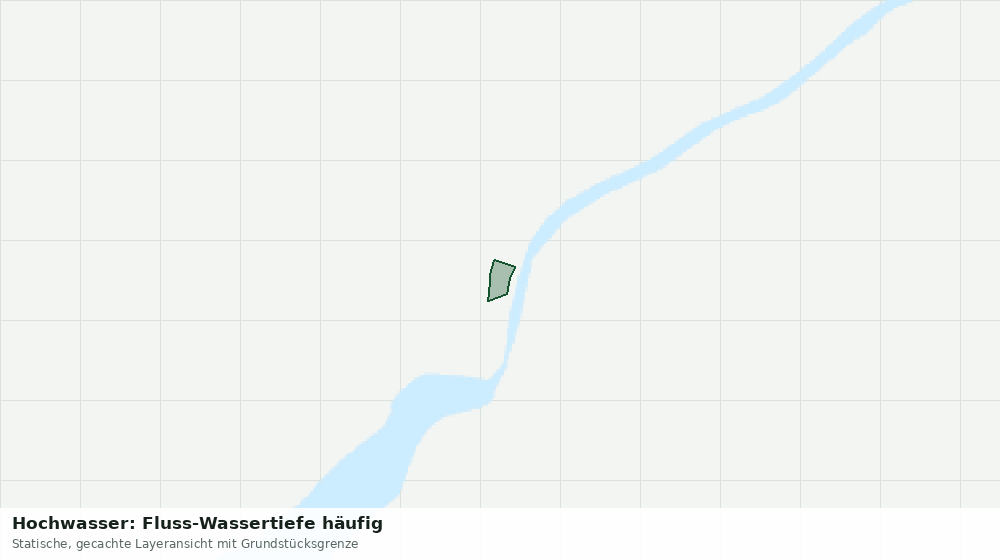Statische Kartenansicht: Hochwasser: Fluss-Wassertiefe häufig