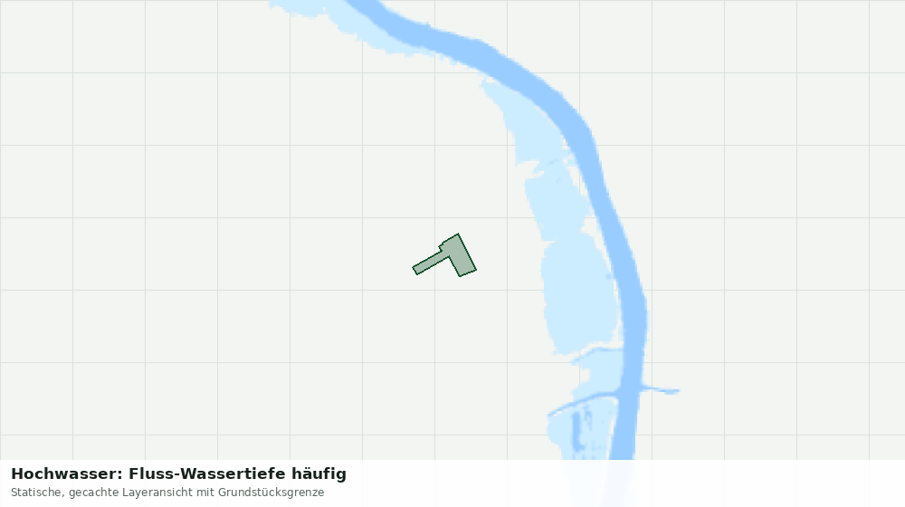 Statische Kartenansicht: Hochwasser: Fluss-Wassertiefe häufig